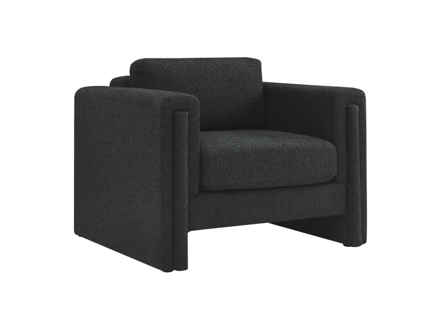 Visible Boucle Fabric Armchair