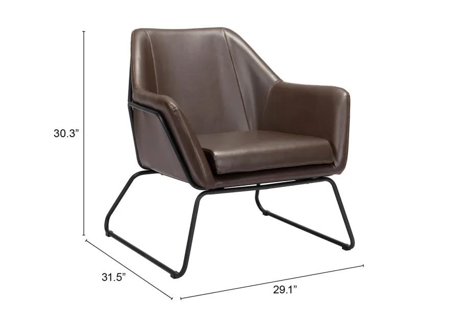 Jose Accent Chair Brown