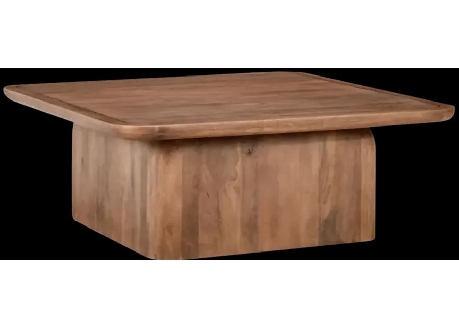 Chloe 48" Square Coffee Table Umber