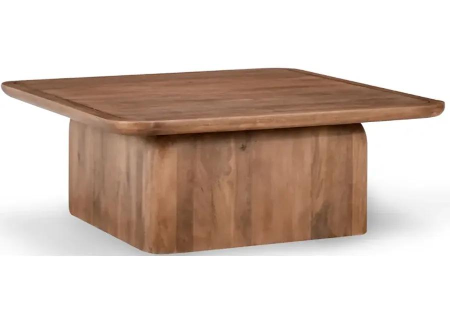 Chloe 48" Square Coffee Table Umber