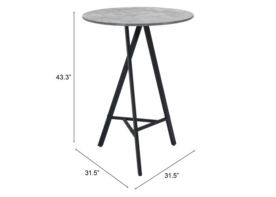 Metz Bar Table Gray