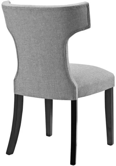 Curve Dining Side Chair Fabric Set of 2