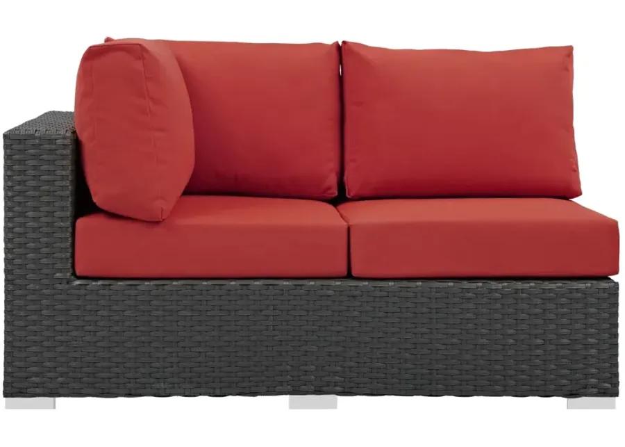 Sojourn Outdoor Patio Sunbrella® Left Arm Loveseat