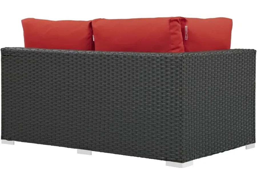 Sojourn Outdoor Patio Sunbrella® Left Arm Loveseat