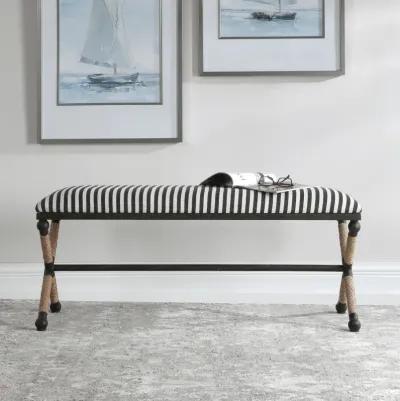 Braddock Striped Bench