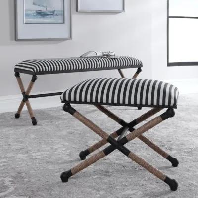 Braddock Striped Bench