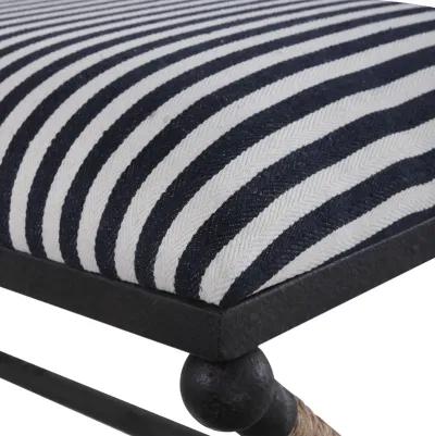 Braddock Striped Bench