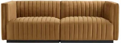 Conjure Channel Tufted Performance Velvet Loveseat