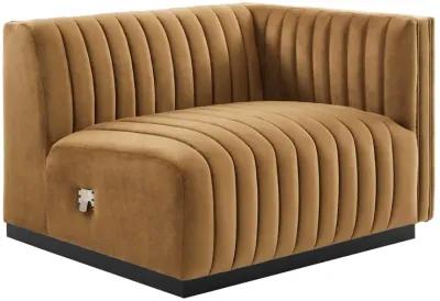 Conjure Channel Tufted Performance Velvet Loveseat