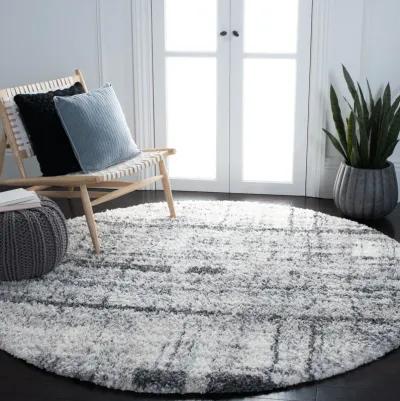 FONTANA SHAG Round Power Loomed 5'-3" X 5'-3" Round Rug