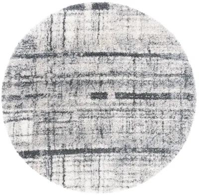 FONTANA SHAG Round Power Loomed 5'-3" X 5'-3" Round Rug