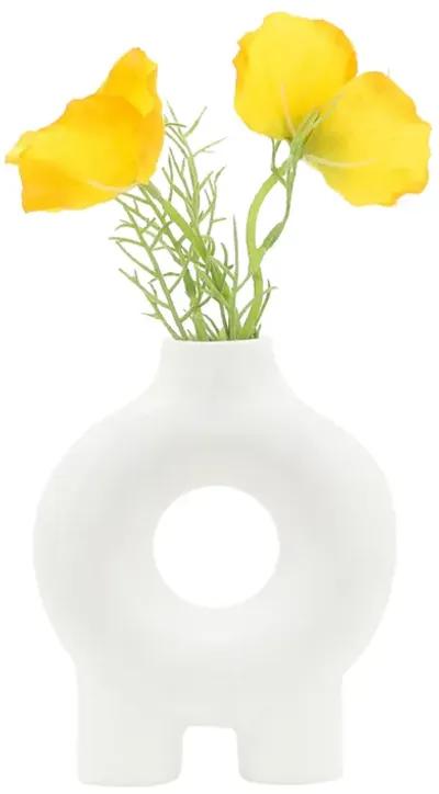 Donut Shaped Footed Vase