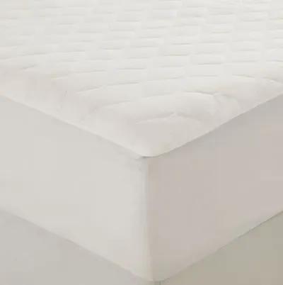 Beautyrest Cotton White Cotton Deep Pocket Heated Mattress Pad-20 Heat Settings