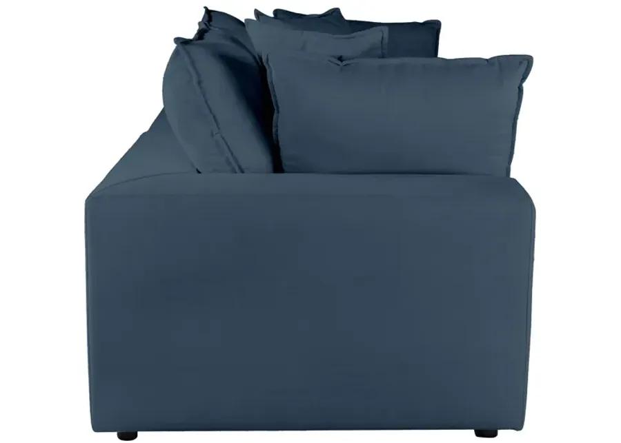 Cali Navy Modular Loveseat