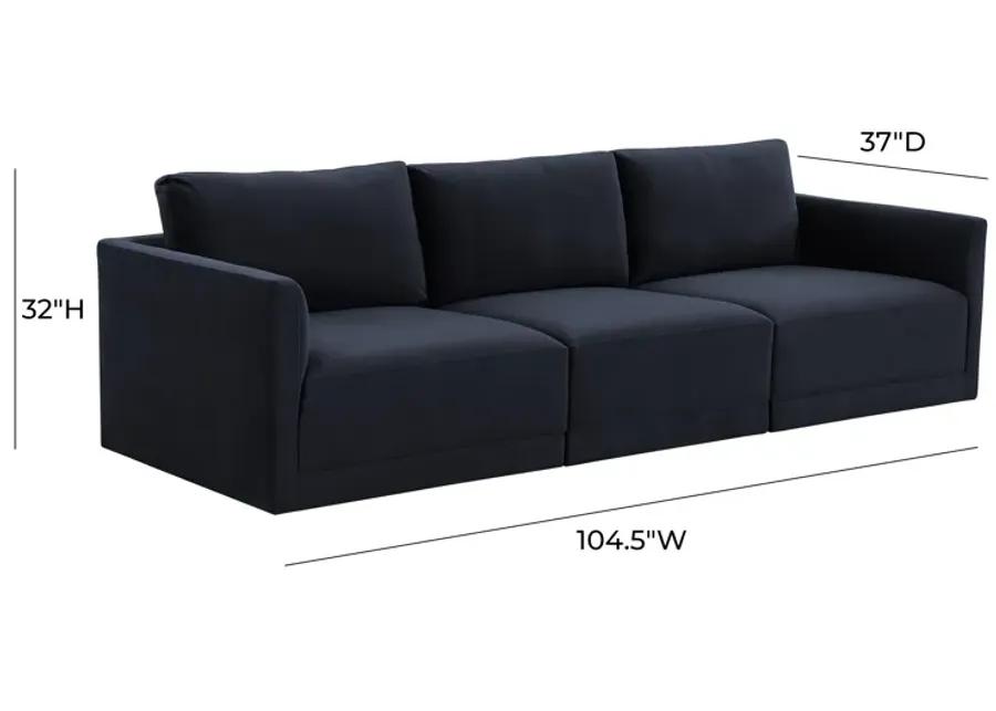 Willow Navy Modular Sofa