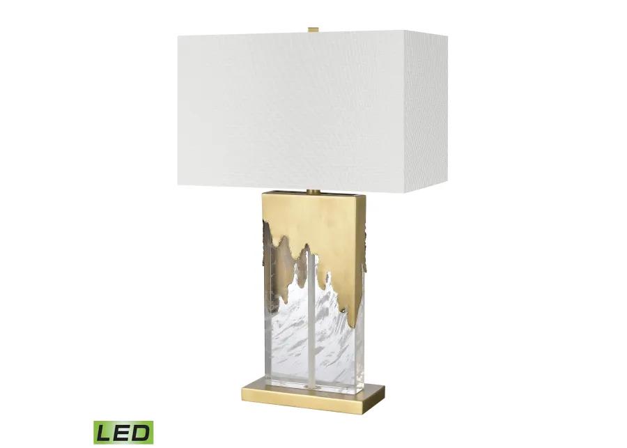 Custom Blend 28'' High 1-Light Table Lamp - Clear - Includes LED Bulb