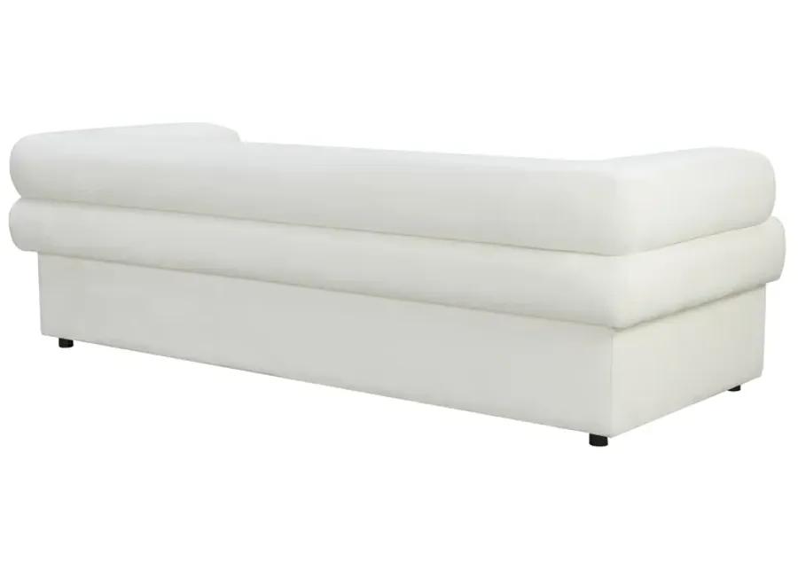 Elsa Cream Velvet Sofa by Inspire Me! Home D�cor