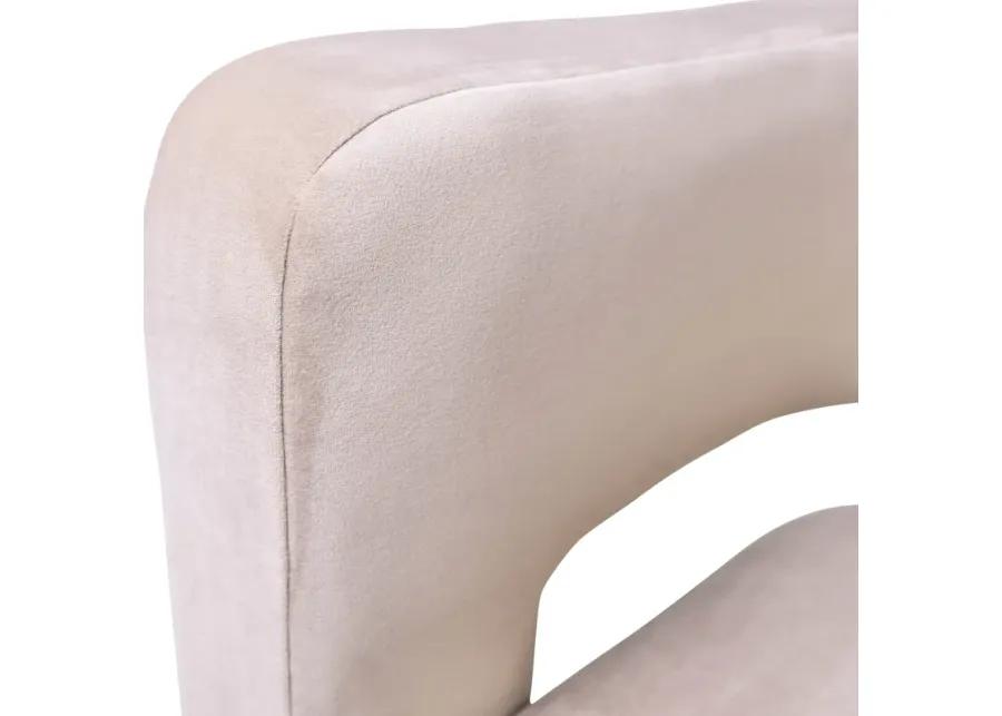 Round Back Chair - Tan