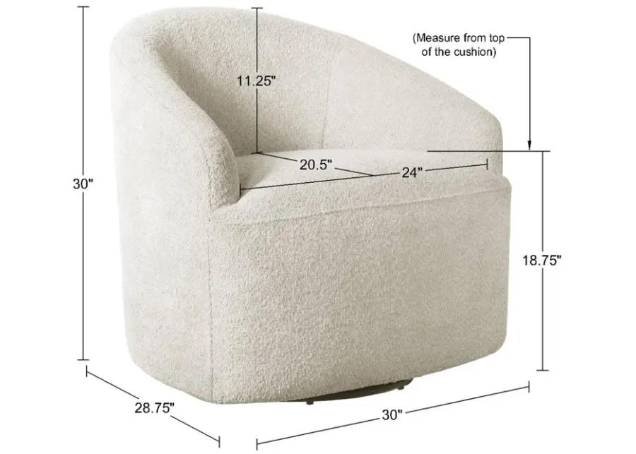 Bonn Upholstered 360 Degree Swivel Chair