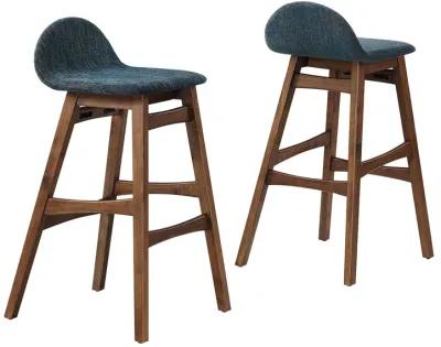 Juno Wood Bar Stool - Set of 2