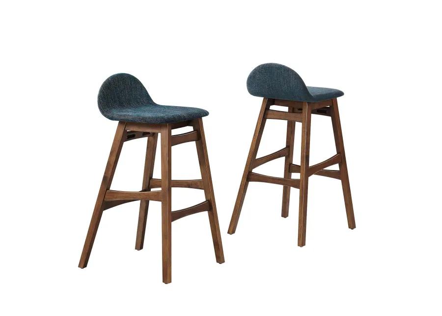 Juno Wood Bar Stool - Set of 2