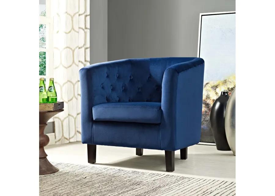 Prospect Performance Velvet Armchair