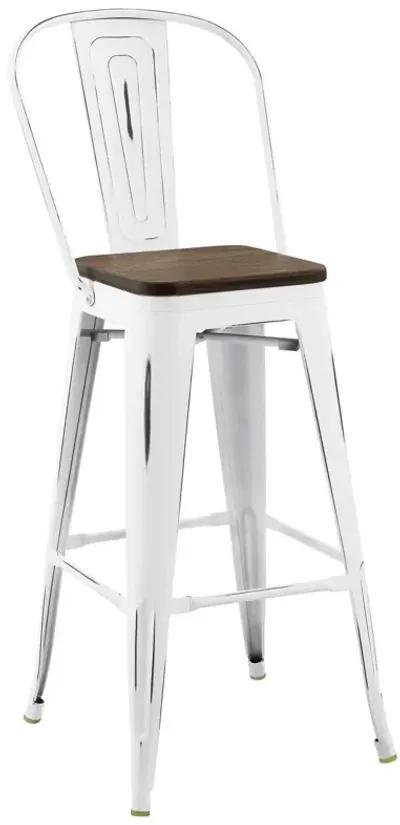 Promenade Bar Stool Metal Set of 4