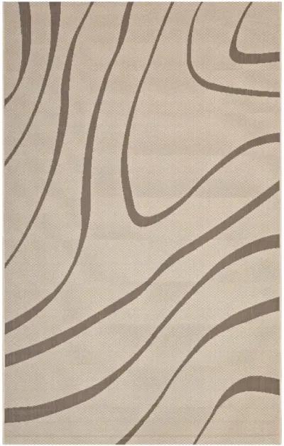 Surge Swirl Abstract 5x8 Indoor and Outdoor Area Rug