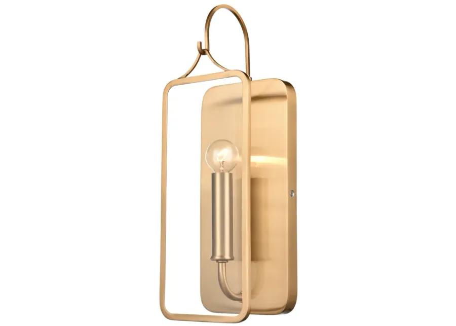 Merge 15" High 1-Light Sconce - Satin Brass