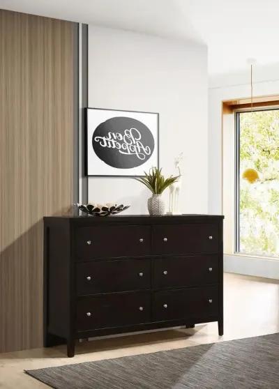 Carlton 6-Drawer Rectangular Dresser 