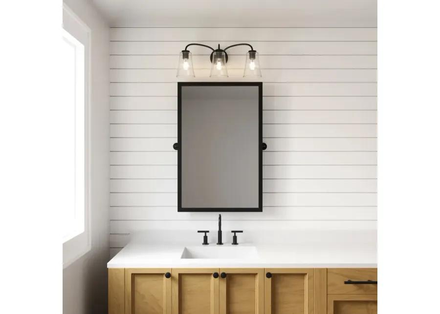 Emily 23'' Wide 3-Light Vanity Light - Matte Black