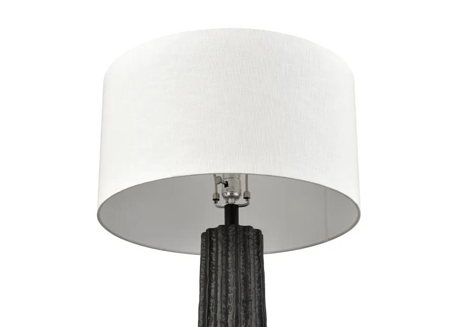 Albert 31'' High 1-Light Table Lamp - Black Glaze