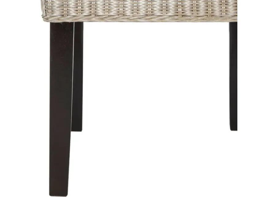 ODETTE 19''H WICKER DINING CHAIR - Set of 2