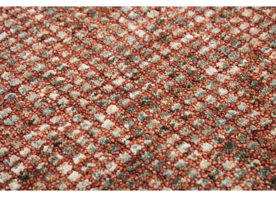 Talbot Red Tweed Wool 3' x 5' Rectangle Rug