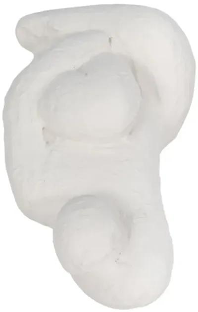 8" Raised Arm Posing Figure, White