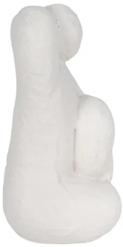 8" Raised Arm Posing Figure, White