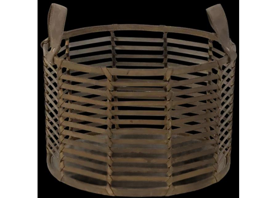 Finn Leather Basket Small