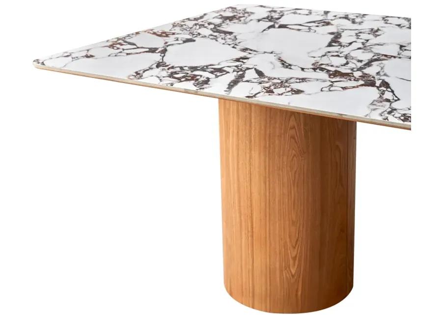 Tamara Marble Ceramic Rectangular Dining Table