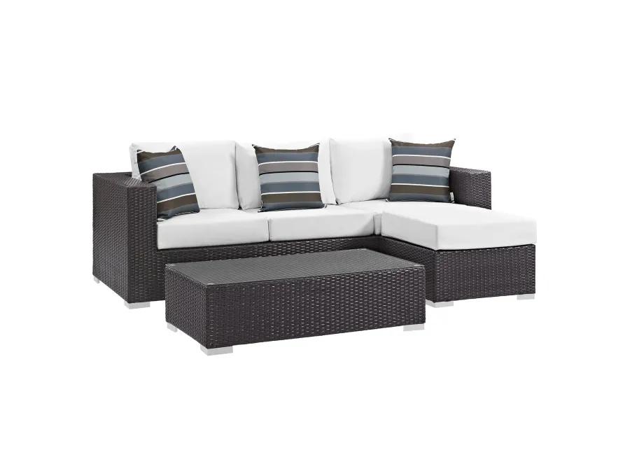 Convene 3 Piece Outdoor Patio Sofa Set