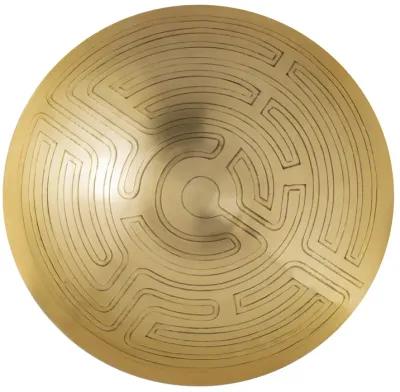 Maze Etched Bowl - Set of 3 Brass