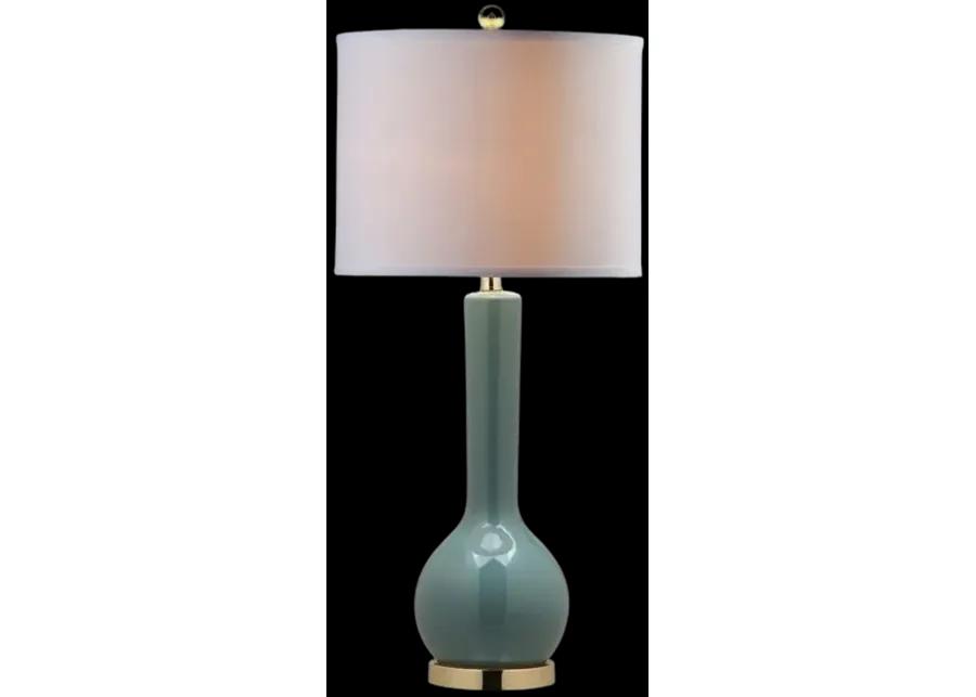 Mae 30.5-Inch H Long Neck Ceramic Table Lamp - Set of 2