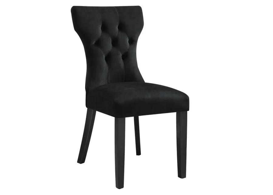 Silhouette Performance Velvet Dining Chairs - Set of 2