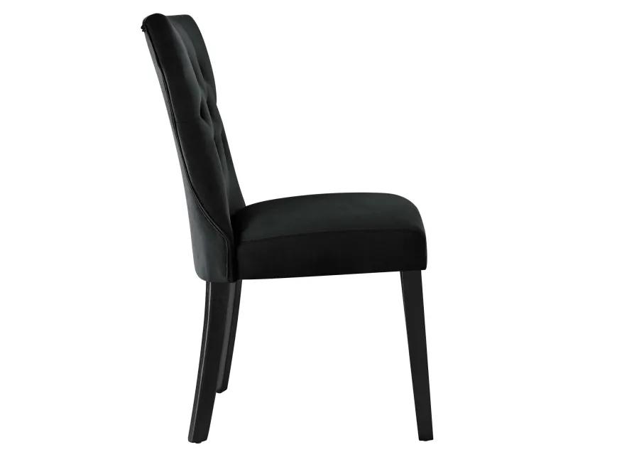 Silhouette Performance Velvet Dining Chairs - Set of 2