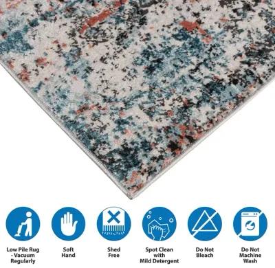 Madison Park Newport Multi Abstract Area Rug