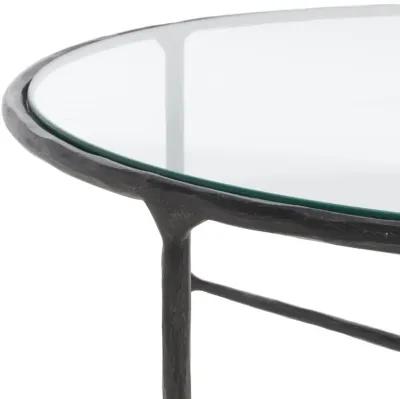 Jessa Round Metal Coffee Table