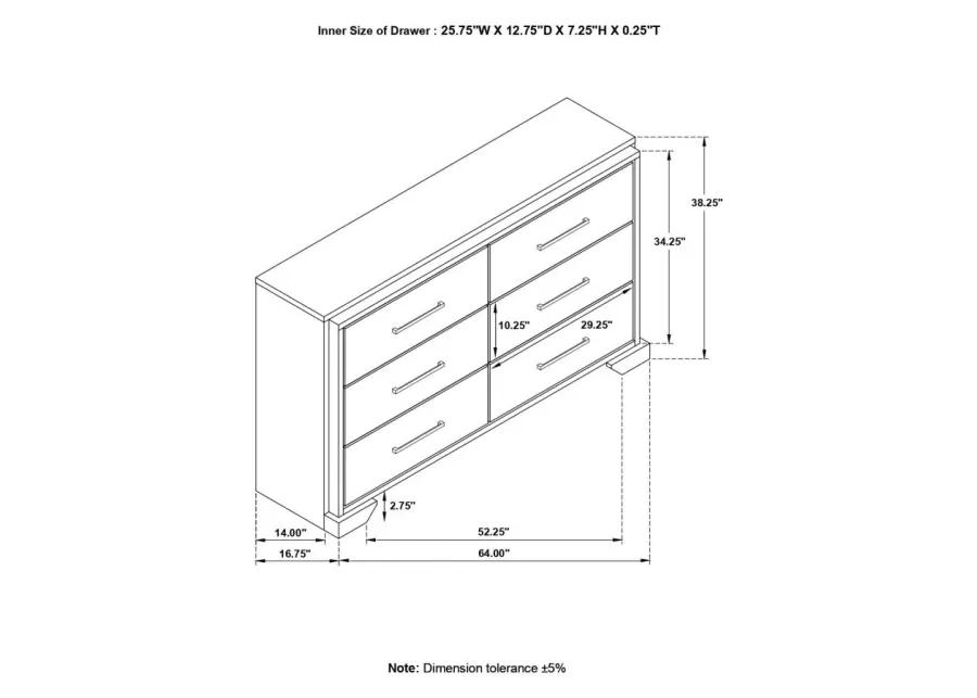 Austen 6-Drawer Dresser