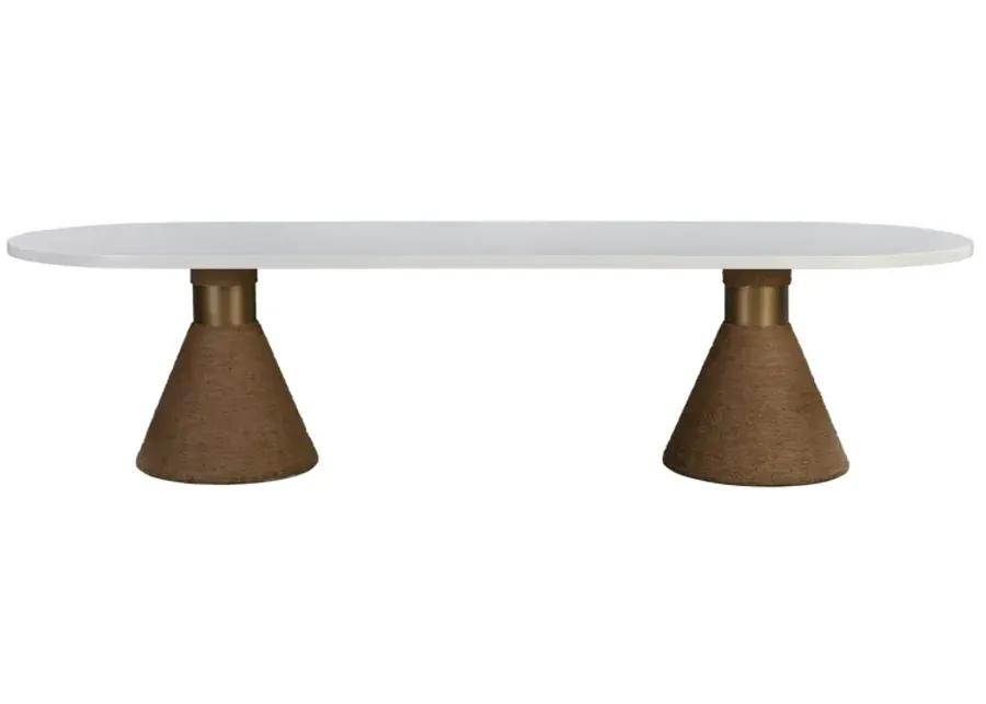 rishi natural rope oval table