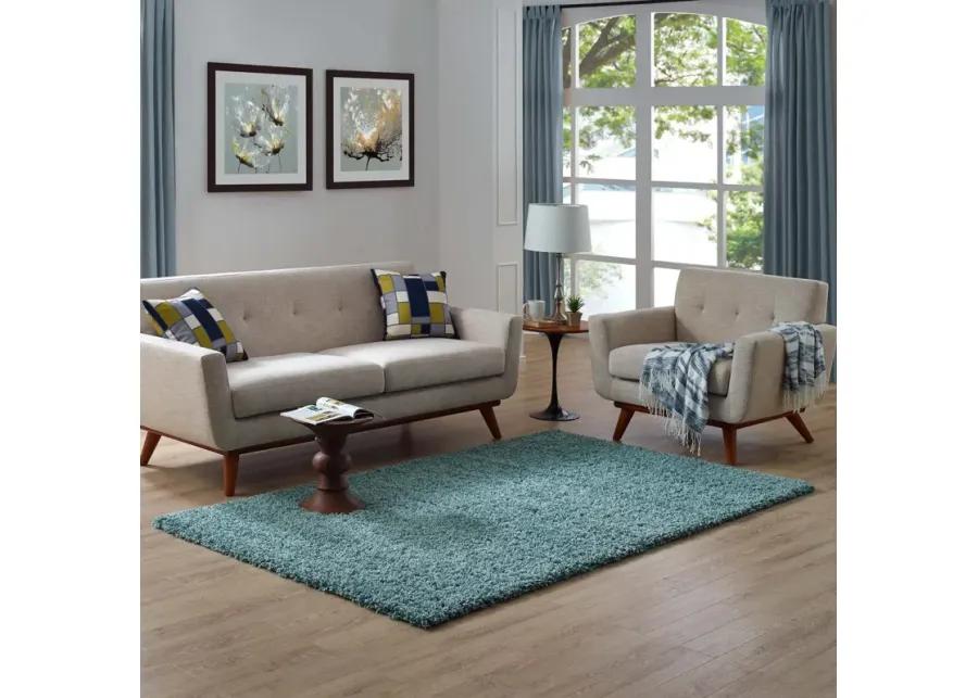 Enyssa Solid 5x8 Shag Area Rug