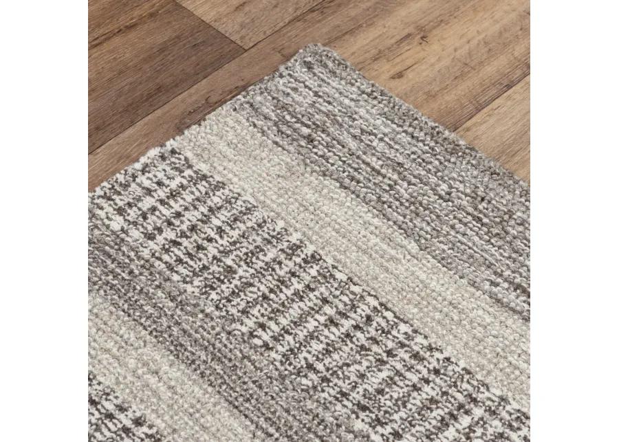 Taylor Brown/Natural  Wool 7'9" x 9'9" Rectangle Rug