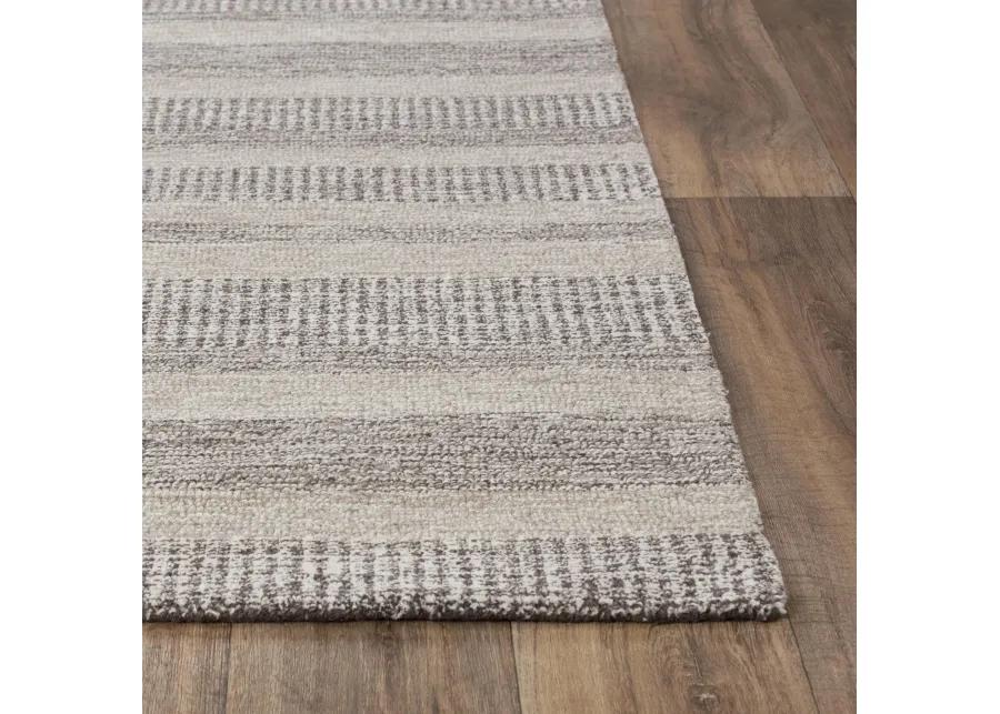 Taylor Brown/Natural  Wool 7'9" x 9'9" Rectangle Rug